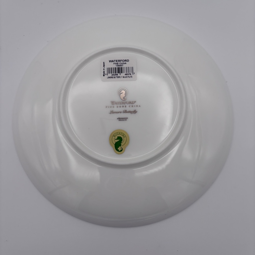 WATERFORD LISMORE BUTTERFLY Salad Plate Bone China - Picture 6 of 9